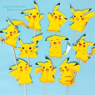 Pikachu Cupcake Topper Pikachu Cupcake Topper Pikachu Cake Topper