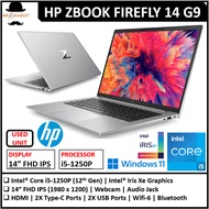 HP ZBOOK FIREFLY 14 G9 (1 YEAR WARRANTY T&C) CORE i5-12th GEN 14" FHD IPS UPTO 32GB WIN 11 PRO