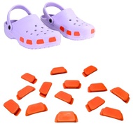 SHUTTERZ 14 Pack Colored Shoe Charms, Compatible with Classic Crocs, Crush Crocs and All Terrain Cro