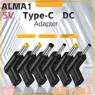 ALMA Type C to DC Jack Plug, Converter Universal USB C PD to DC Power Connector, Type-C PD Converter