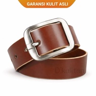 [GENUINE LEATHER] Men's Genuine Leather Belt/ 100% Original Genuine Leather Buckle Belt Men Belt Lea