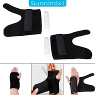 [Sunnimix1] Wrist Brace Wrist Protector Sleeve with Steel Plate Wrist Guard Wrist Support for Working Out Badminton Adults