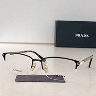 Prada 鈦金屬半框眼鏡