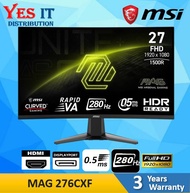 MSI MAG 276CXF (26.5 FHD VA 280HZ 0.5MS GTG) Curved Gaming Monitor