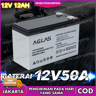 Aki Kering Sepeda Listrik 6 Dzf 12 - 12V 50AH Kepala Baut Smtpower Smt Power Samoto Battery Sepeda L