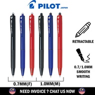 Pilot BP-1 RT Ball Pen - 0.7/1.0MM Black/Blue/Red BP1-RT BP1 RT
