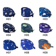 topi ny Unisex Scrubs Cap Doctor Nurse Medical Surgical Hat Printing Working Surgery Hat