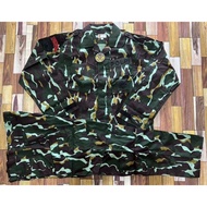 (RS) Baju PDL Loreng Brimob Setelan Jatah Pembagian Cap Teratai TACTICAL