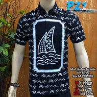 Batik Lanang Batik Pria kode PZ1 PZ2 batik makassar batik aksara lontara