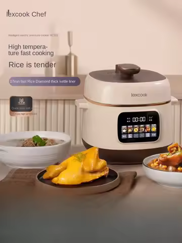 Lai Xiao Kitchen Electric Pressure Cooker Mini Smart Multi-Functional Rice Cooker 2-3 People