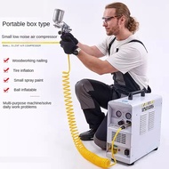 Air  compressor oil-free bass 220V woodworking paint flushing pump air compressor