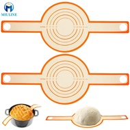2Pcs Silicone Bread Sling for Dutch Oven Non-Stick Silicone Baking Mat with Long Handles Heat Resist