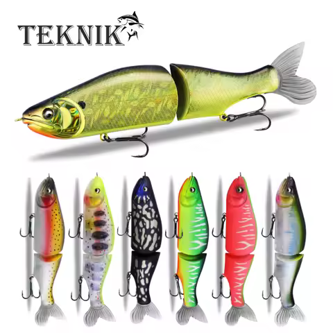 185mm 64g Swimbait Artificial Floating Multi-Section Fishing Lure for Pike Largemouth Bass I-Slide 1