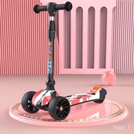 🚢Children's Scooter Installation-Free One-Click Folding Three-Wheel Scooter3-6-12Baby Sliding Luge
