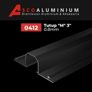 PROMO Aluminium Tutup "M" Profile 0412 kusen 3