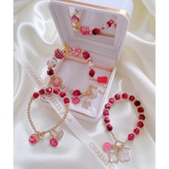 MAGENTA 2023 LUCKY FENG SHUI BRACELETS