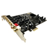 Yours MO-5.1 Sound Card PCI Express PCI-E Built-in Double Output Interface for PC Window XP/7/8/10