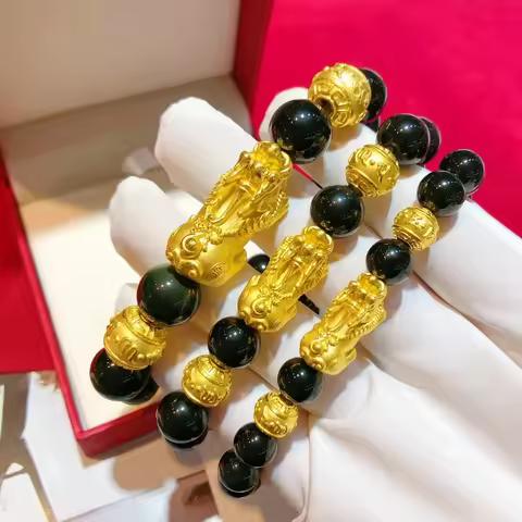 24K Pure Gold Bracelet Real 999 Solid Gold Bangle Upscale Beautiful Romantic Trendy Classic Jewelry 