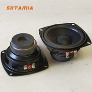 SOTAMIA 2pcs 4 Inch Subwoofer HIFI Speaker 6 Ohm 30W Dual Magnetic Long Stroke Computer Multimedia S