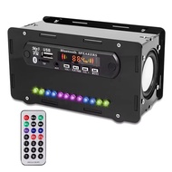 DIY Bluetooth Speaker Kit LED FM Radio USB Home Sound Amplifier with Digital Display Soldering Proje