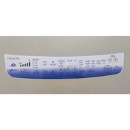 Toshiba AW-DC1000CV washing machine control panel stamp