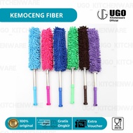 UNGU MERAH HITAM HIJAU Ugo Duster Micro Fiber Cendol Room dust Cleaner Blue Red Purple pink Black Gr
