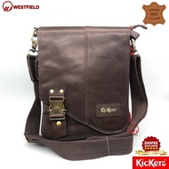 NEW ARRIVALS Kickers Premium Leather Sling Bag ( KIC-S 88605 )