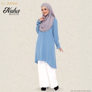 El Jannah Blouse Nuha Sky Blue