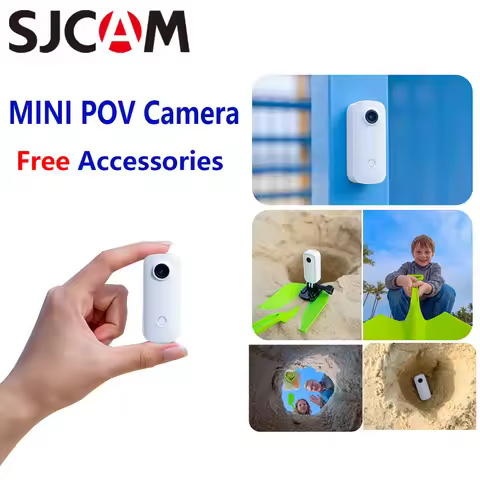 SJCAM C100 PRO 4K30FPS MINI POV Action Camera With Magnetic Lanyard Family Entertainment Records Pet