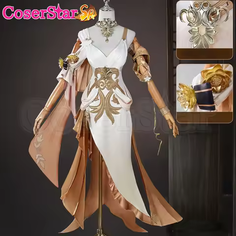 CoserStar-SR Game Honkai Star Rail Aglaea Cosplay Costume Outfit Dress Women Halloween Animation Par