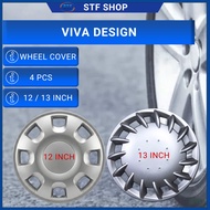 Universal R13'' Inch Car Wheel Cover Tyre Center Hub Cap Steel Rim Universal 13 Inch Rim Cover (Viva