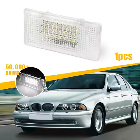 1Pcs For BMW E39 E60 E60N F10 E38 E65 E66 E67 E68 F01 F02 E90 E90N E92 E93 E82 E88 LED License Plate