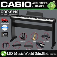 Casio CDP-S110 88 Keys Digital Piano Full Package with Piano Stand - Black (CDPS110 CDP S110)
