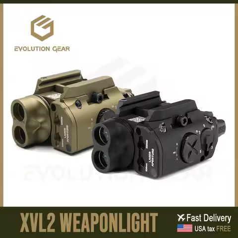 2024 NEW Tactical XVL2 IRC Lighting LED and IR Illuminator Weapon Light with Red and IR Laser for Ta