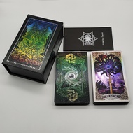 Legend Cthulhu Whispers Of The Old Gods Luxe Gold Foil Tarot PVC Divination Cards With Frosted Finis