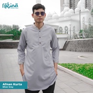 Retina - Afnan Pakistani Kurta 3/4 Sleeve - 100% Cotton Toyobo Material