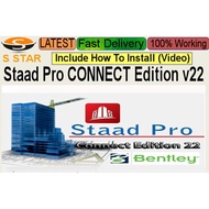 Staad Pro CONNECT Edition v22 [LIFETIME & FULL WORKING] Full Version