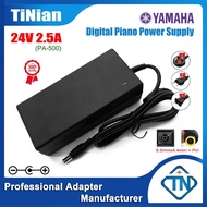 24V 2.5A Compatible PA-500 AC/DC Adapter for YAMAHA Clavinova CLP-745 P-S500 P-S500B P-S500WH 88-Key