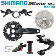 SHIMANO DEORE M4100 M6000 Groupset 2X10 Speed ตัวเปลี่ยนเกียร์ M6000หลังเปลี่ยนเกียร์ M4100ตลับ M510
