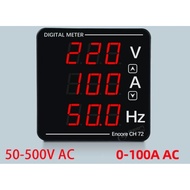 HZ Digital Amper MeterVOLT HZ Meter Amper Meter Digital 72x72