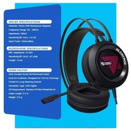 Alcatroz X-Craft HP-3 Pro | 7.1 Surrond | USB Connection | Gaming Headphone with Mic |
