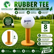 Premium Rubber Golf Rubber Tee 8 cm | Golf Ball Tee Driving Range | Durable Golf Tee Pole