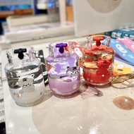 keychain Cute Acrylic Tiger Keychain Cartoon Gas Tank Glitter Bottle Car Keychain Bag Pendant Small 