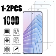 1-2Pcs Black Edged Tempered Glass Film For Redmi Note 12 12r 12s 12t Pro Plus Speed Turbo Discovery 