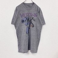 二手變形金剛動漫短袖印花T卹，單線縫製，灰色，L碼