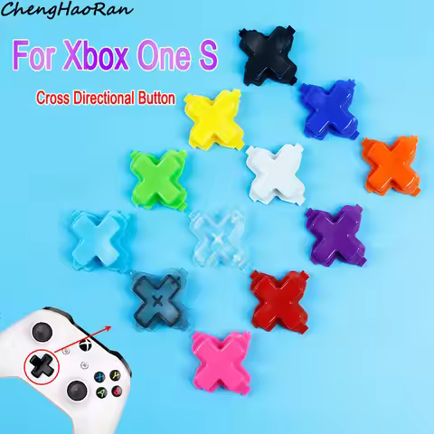 1 piece D-Pad Cross Direction Plastic Button Replacement Part For Xbox One S Game Controller Directi