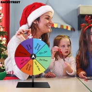 BACKSTREET  Wheel, Editable Round Dry Erase Spin Wheel,  Plastic Multicolor Editable Spin Wheels