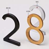 Tyk 3D Three-Dimensional Number Custom Number Plate Number Acrylic High-End Golden Number Creative R