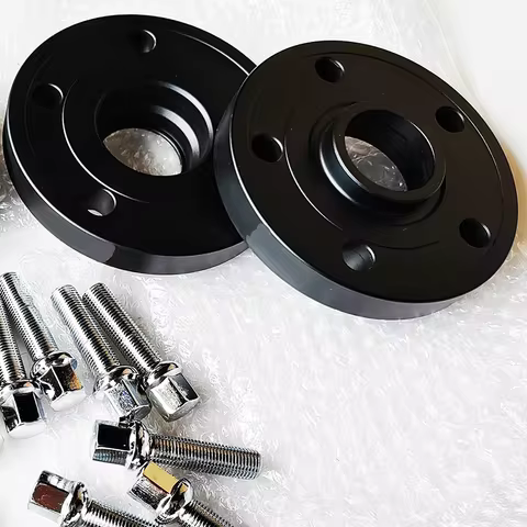 High Performance 2PCS Wheel Spacers Adapters1|1.18inch 5X100X57.1 with 10pcs 14*1.5 bolts for SEAT Š