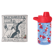 蜘蛛俠 - 日本 SpiderMan 手巾 + 美國 Simple Modern 塑膠兒童吸管水壺套裝